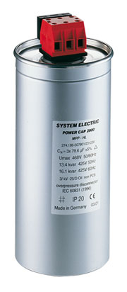 SYSTEM ELECTRIC: Power capacitors