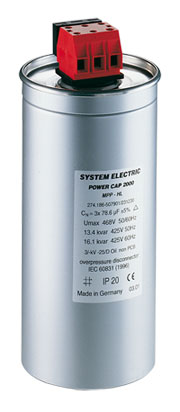 SYSTEM ELECTRIC: Power capacitors